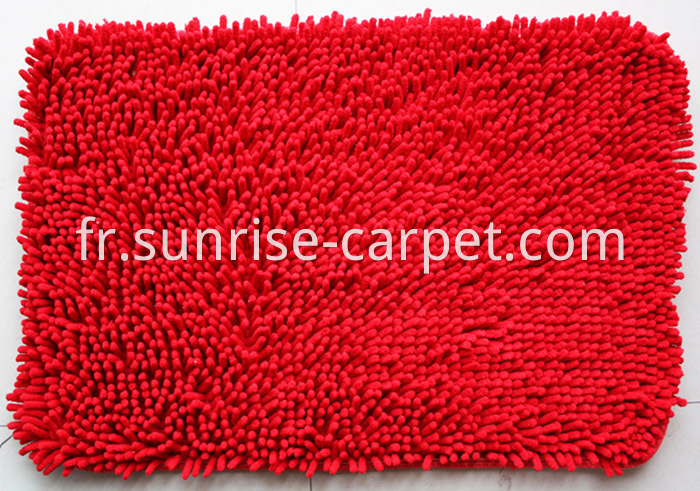 Chenille Rugs Red
